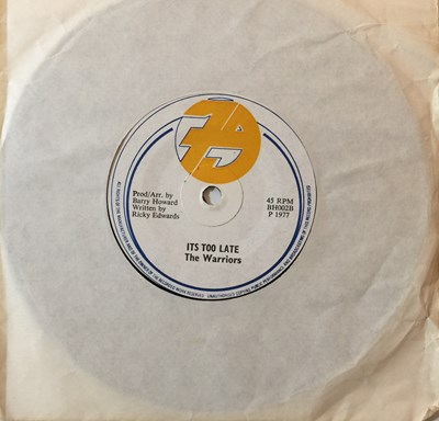 Lot 601 - THE WARRIORS - IN LOVE WITH AN ANGEL / ITS TOO LATE (79, BH002)