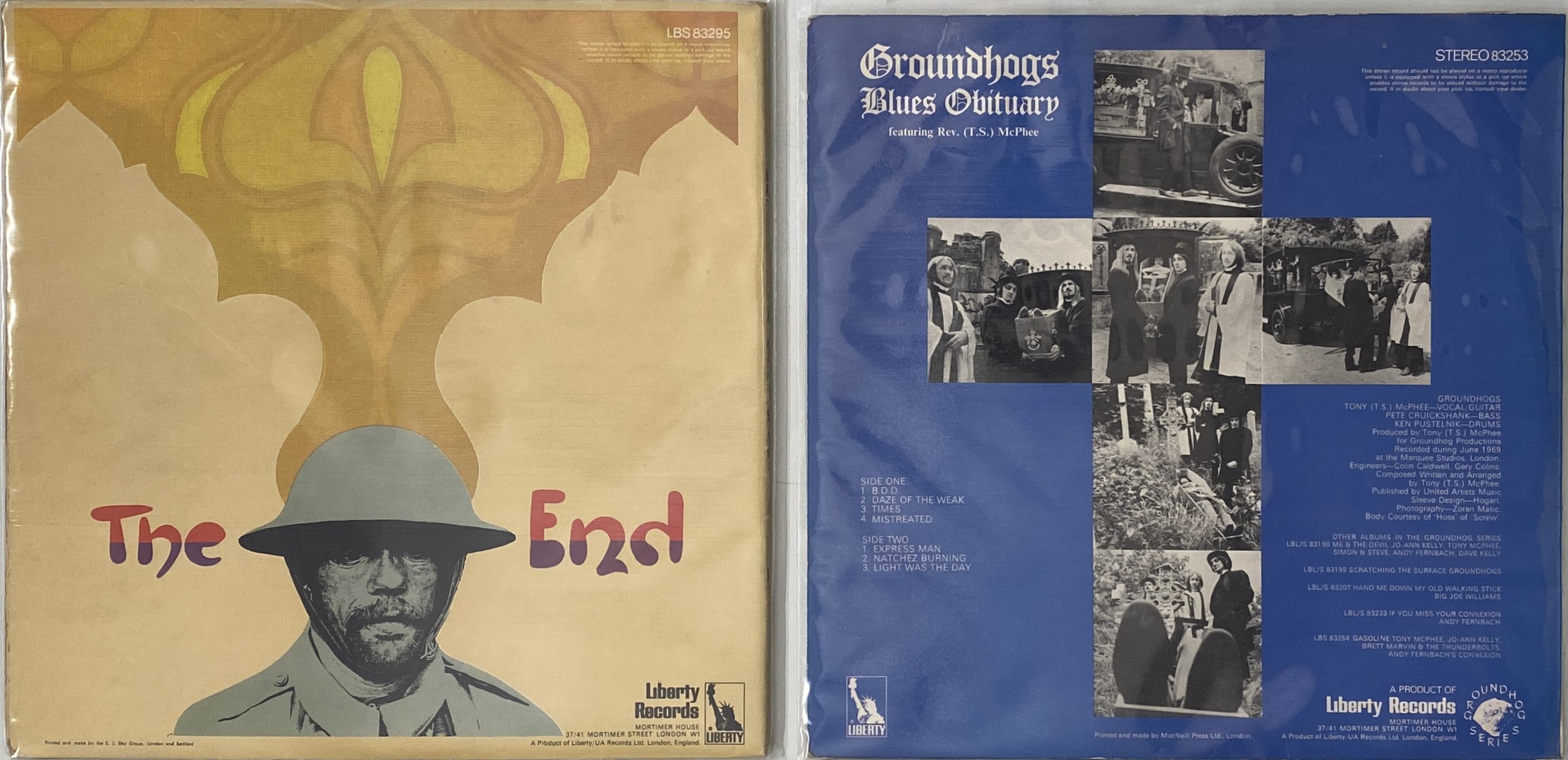 Lot 850 - THE GROUNDHOGS - BLUE LABEL UK ORIGINALS