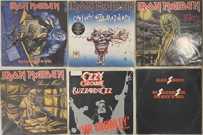 Lot 858 - BLACK SABBATH / IRON MAIDEN - LP PACK