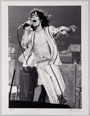 Lot 2310175 - JOHN ROWLANDS - PHOTOGRAPHER SIGNED LIMITED EDITION PRINT - MICK JAGGER