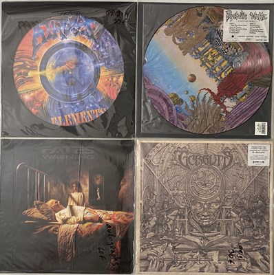 Lot 970 - DEATH & DOOM METAL X 4 LPs INCLUDING ONE SIGNED.