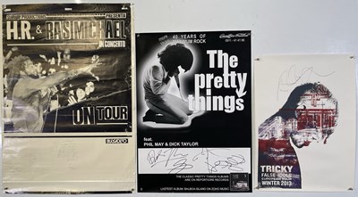 Lot 265 - SIGNED POSTERS INC PRETTY THINGS / TRICKY / BAD BRAINS.