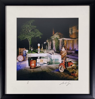 Lot 535 - OASIS - MICHAEL SPENCER JONES SIGNED 'BE HERE NOW' LIMITED EDITION PHOTO PRINT.