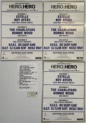 Lot 2310267 - THE CHARLATANS - POSTERS , TICKETS, SET LISTS.