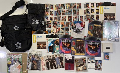 Lot 499 - DURAN DURAN - MERCHANDISE AND MEMORABILIA INC 1986 PALLETACOM XMAS GIFT.