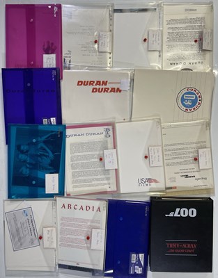 Lot 501 - DURAN DURAN - PRESS PACK COLLECTION.