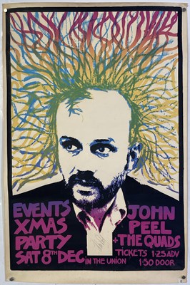 Lot 261 - JOHN PEEL - SIGNED C 1979 POSTER.