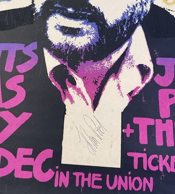 Lot 261 - JOHN PEEL - SIGNED C 1979 POSTER.