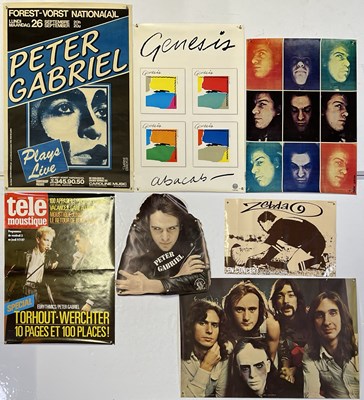 Lot 270 - GENESIS / PETER GABRIEL - POSTER COLLECTION.