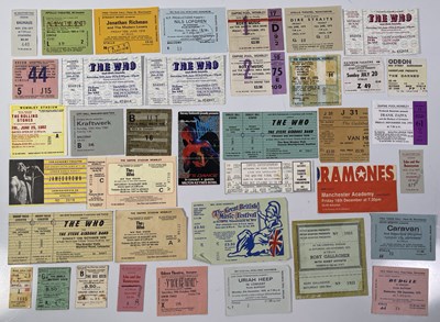 Lot 147 - TICKET COLLECTION - 70S/80S PUNK/CLASSIC ROCK.