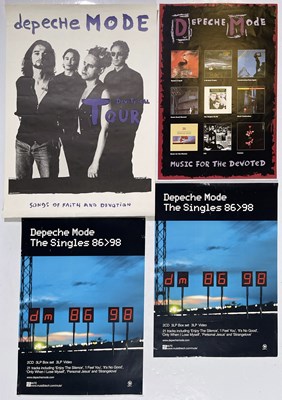 Lot 278 - DEPECHE MODE PROMO POSTER COLLECTION.