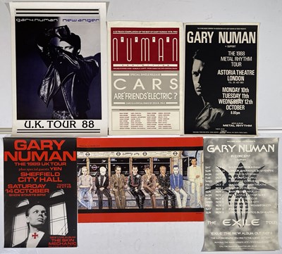 Lot 281 - GARY NUMAN - CONCERT / PROMO POSTER COLLECTION.