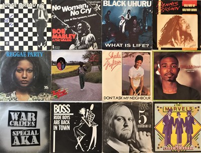 Lot 617 - REGGAE SINGLES - PICTURE SLEEVES.