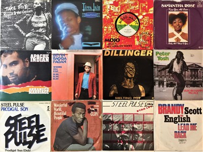 Lot 617 - REGGAE SINGLES - PICTURE SLEEVES.