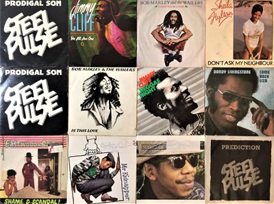 Lot 617 - REGGAE SINGLES - PICTURE SLEEVES.