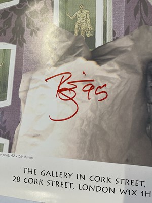 Lot 321 - DAVID BOWIE - ORIGINAL 'AFRO PAGAN' EXHIBITION POSTER, SIGNED BY BOWIE.