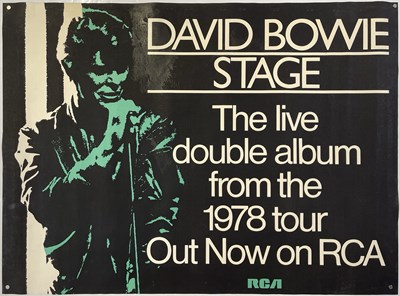 Lot 449 - DAVID BOWIE - ORIGINAL 1978 STAGE PROMOTIONAL POSTER.