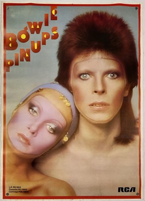 Lot 468 - DAVID BOWIE - ORIGINAL 1973 PIN-UPS POSTER.