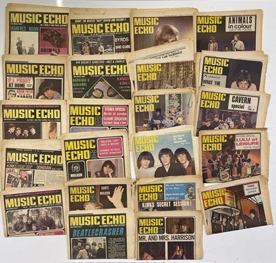 Lot 428 - MERSEY BEAT / MUSIC ECHO MAGAZINE.