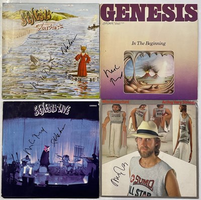 Lot 374 - GENESIS - MIKE RUTHERFORD / STEVE HACKETT SIGNED ITEMS.