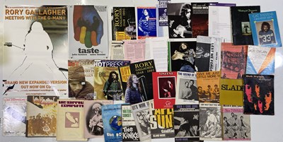 Lot 80 - RORY GALLAGHER - FANZINES / RESEARCH MATERIAL / MAGAZINES.