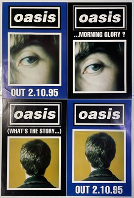 Lot 557 - OASIS - 'WHAT'S THE STORY' PROMO POSTERS.