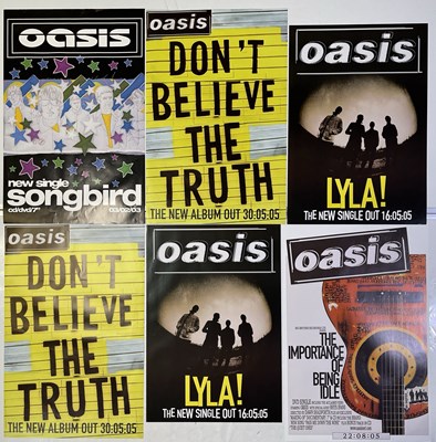 Lot 556 - OASIS PROMOTIONAL POSTERS.