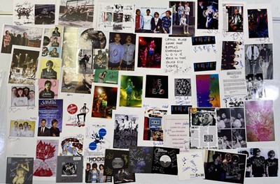 Lot 379 - 2000S/2010S INDIE ARTISTS - SIGNED RECORDS AND A4 SHEETS.