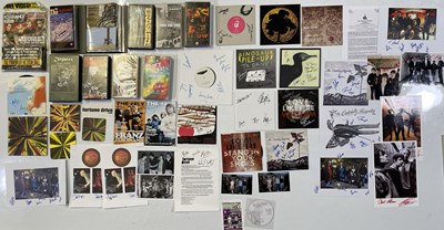 Lot 2310377 - 2000S/2010S INDIE ARTISTS - SIGNED RECORDS AND A4 SHEETS.