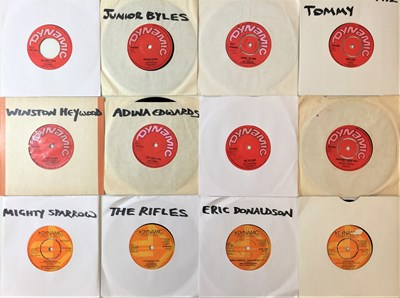 Lot 626 - REGGAE 7" ON THE DYNAMIC AND ATTACK LABELS.