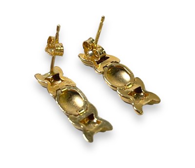 Lot 292 - ELVIS PRESLEY - 14CT GOLD EARRINGS GIFTED TO CRICKET-MARIE COULTER.