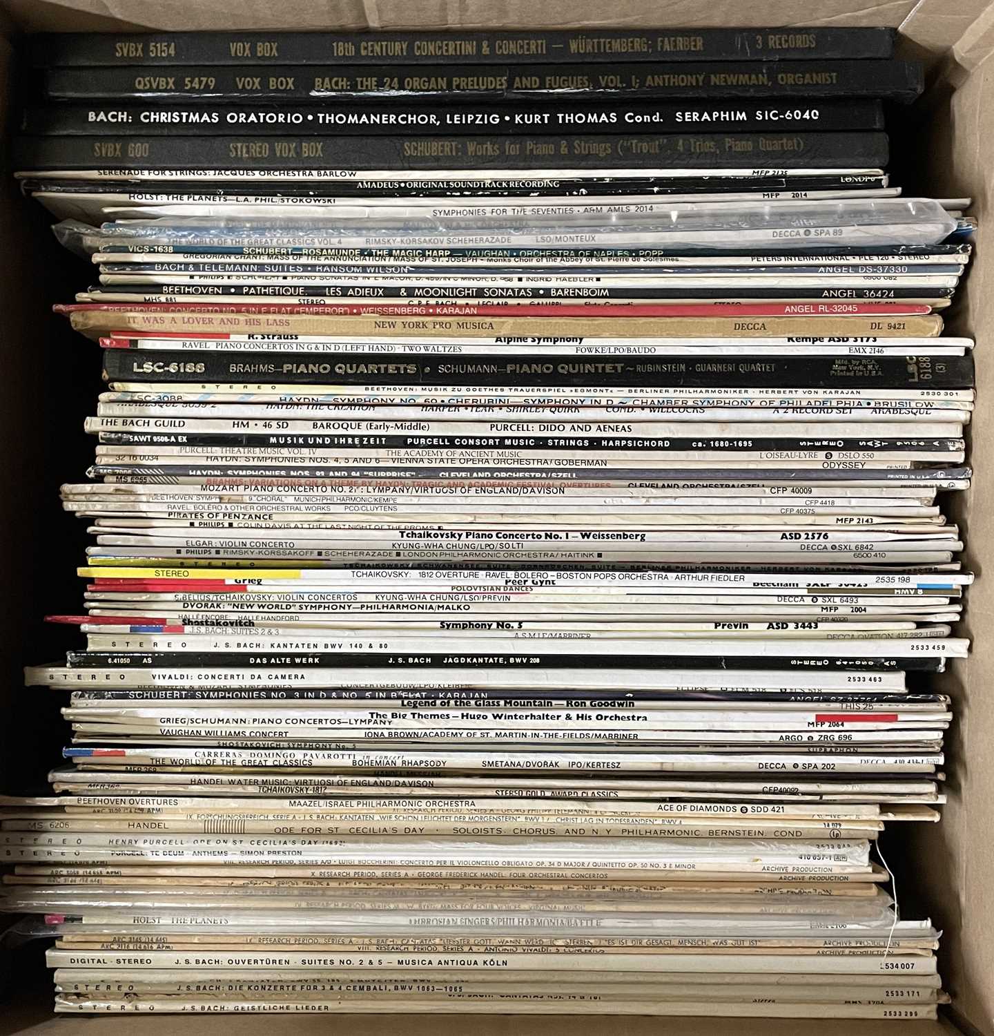 Lot 1140 - CLASSICAL - LP / LP BOX SET COLLECTION