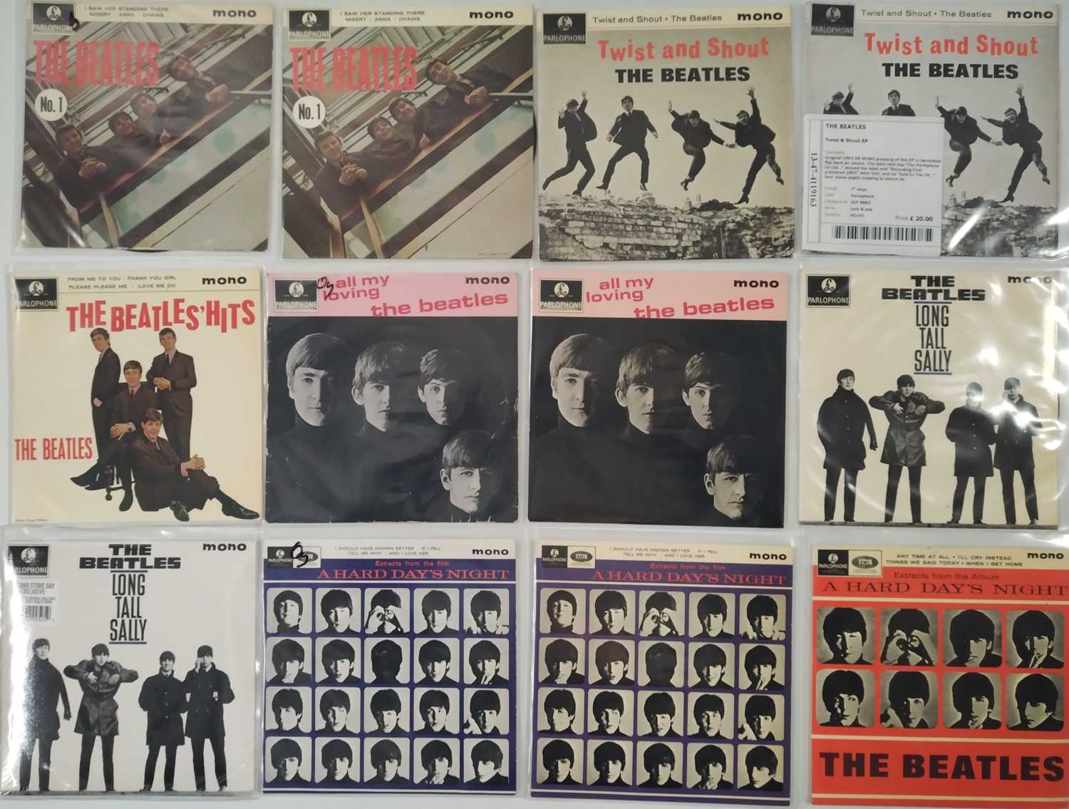 Lot 1090 - THE BEATLES - 7" EP's COLLECTION