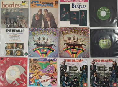 Lot 1105 - THE BEATLES - OVERSEAS 7" EPs COLLECTION