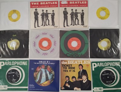 Lot 1106 - THE BEATLES - 7" COLLECTION (REST OF WORLD PRESSINGS)