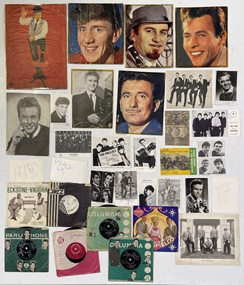 Lot 382 - SIGNED MUSIC MEMORABILIA INC 1960S STARS / MERSEY BEAT ARTISTS.