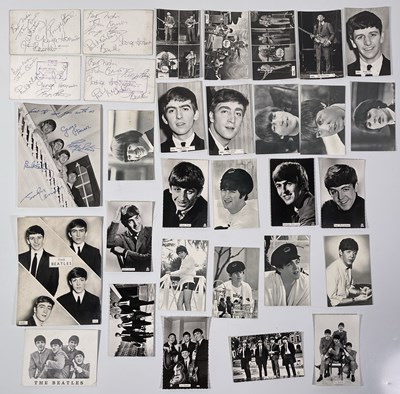 Lot 432 - THE BEATLES - ORIGINAL POSTCARDS INC SECRETARIAL SIGNATURE SETS.