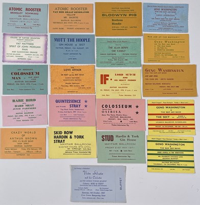 Lot 145 - 1970S ROCK AND PROG TICKETS.