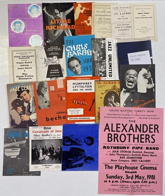 Lot 132 - JAZZ / POP PROGRAMMES - 1950S/1960S INC LITTLE RICHARD.