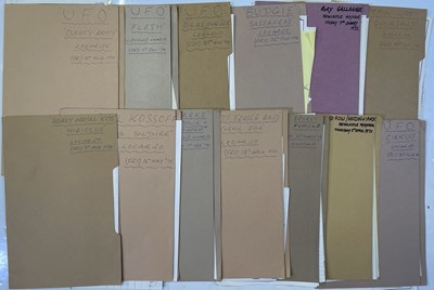 Lot 88 - HEAVY ROCK / PROG / BLUES INC THIN LIZZY - ORIGINAL 1971-1975 CONCERT BOOKING DOCUMENTS.