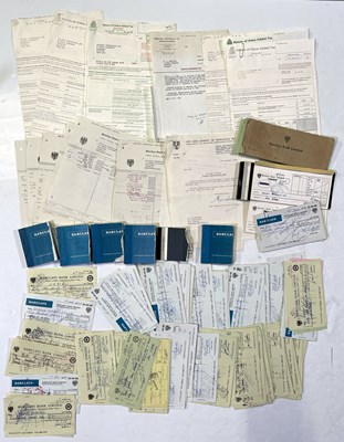 Lot 90 - 1970S CONCERT BOOKING COLLECTION - LARGE COLLECTION OF CHEQUES/STUBS FOR PAYMENTS MADE.