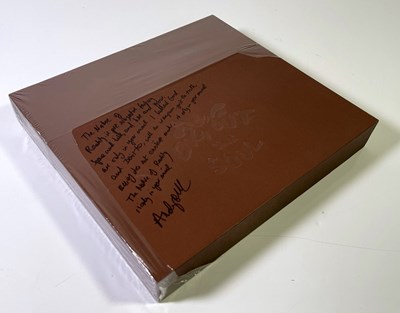 Lot 344 - OASIS - DIG OUT YOUR SOUL BOX WITH HANDWRITTEN LYRICS BY ANDY BELL.