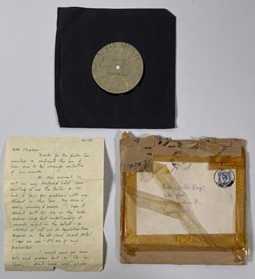 Lot 93 - 1960S ACETATE RECORDING WITH LETTER TO BOBBY WILLIS / CILLA BLACK.