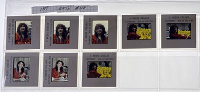 Lot 253 - THE ANDRE CSILLAG COLLECTION - KATE BUSH COLOUR SLIDES WITH COPYRIGHT.