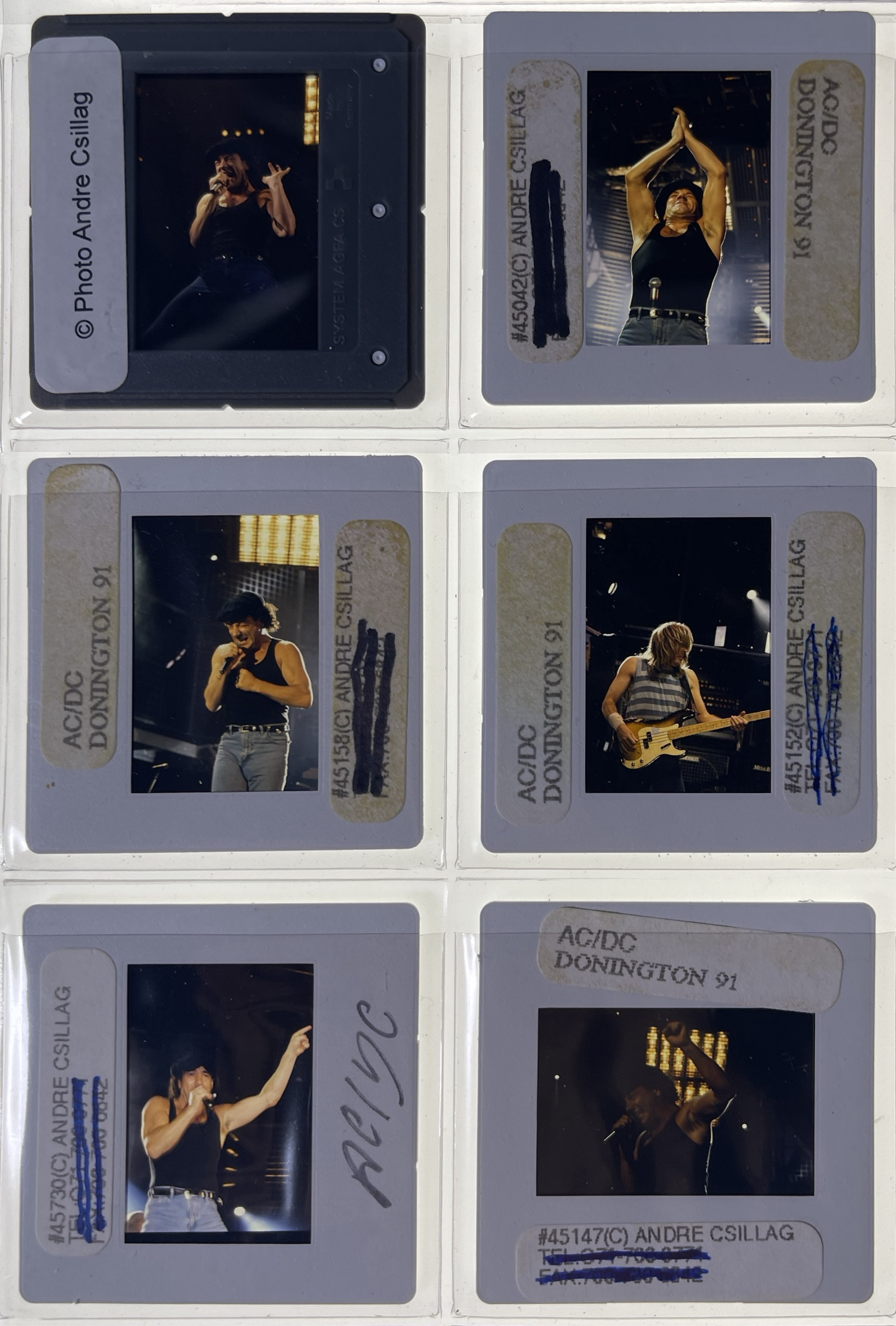 Lot 252 - THE ANDRE CSILLAG COLLECTION - AC/DC COLOUR