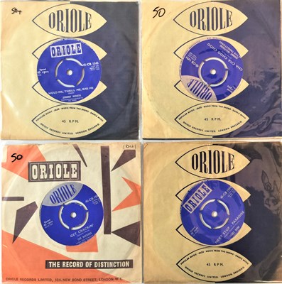 Lot 226 - ORIOLE RECORDS - UK 7" - BLUE LABEL RARITIES.