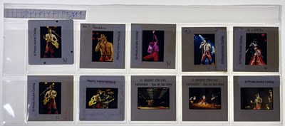 Lot 248 - THE ANDRE CSILLAG COLLECTION - QUEEN, BIRMINGHAM 1979 COLOUR SLIDES WITH COPYRIGHT.