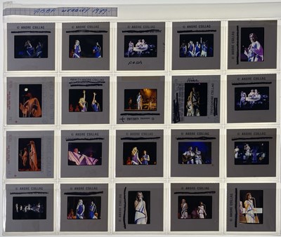 Lot 249 - THE ANDRE CSILLAG COLLECTION - ABBA COLOUR SLIDES WITH COPYRIGHT.