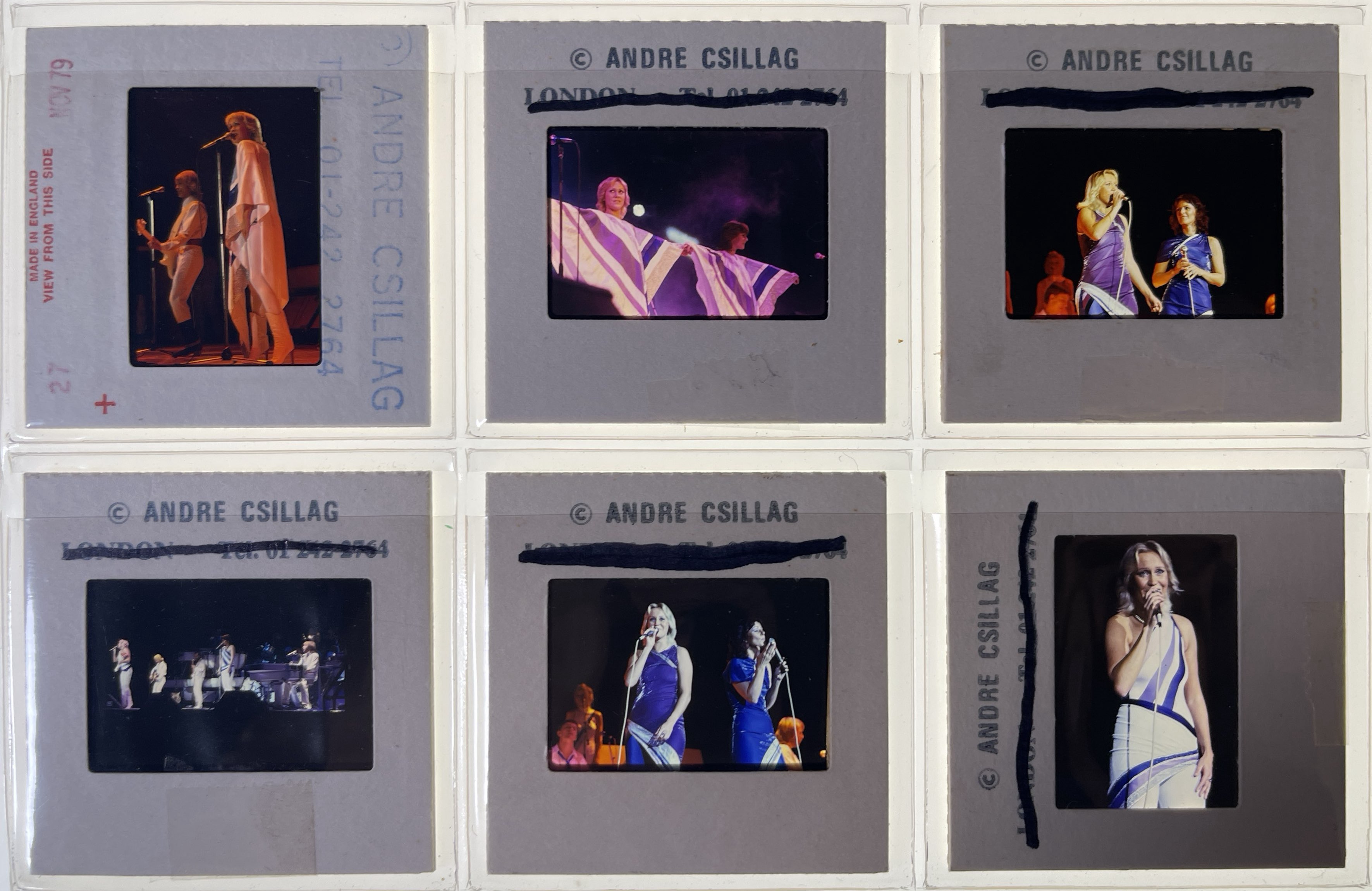 Lot 249 - THE ANDRE CSILLAG COLLECTION - ABBA COLOUR