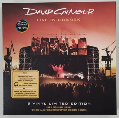 Lot 8 - DAVID GILMOUR - LIVE IN GDANSK (5 x LP BOX SET - EMI 50999 2 35484 1 1)